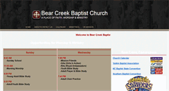 Desktop Screenshot of bearcreekmocksville.com